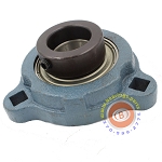 GVFD 1-1/8  3-Bolt Ductile Flange Bearing  With Lock Collar 1-1/8''